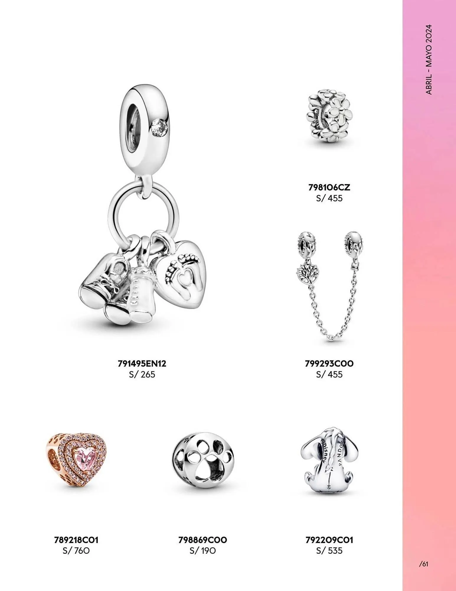Catalogo de Catálogo Pandora 29 de abril al 31 de mayo 2024 - Pag 61