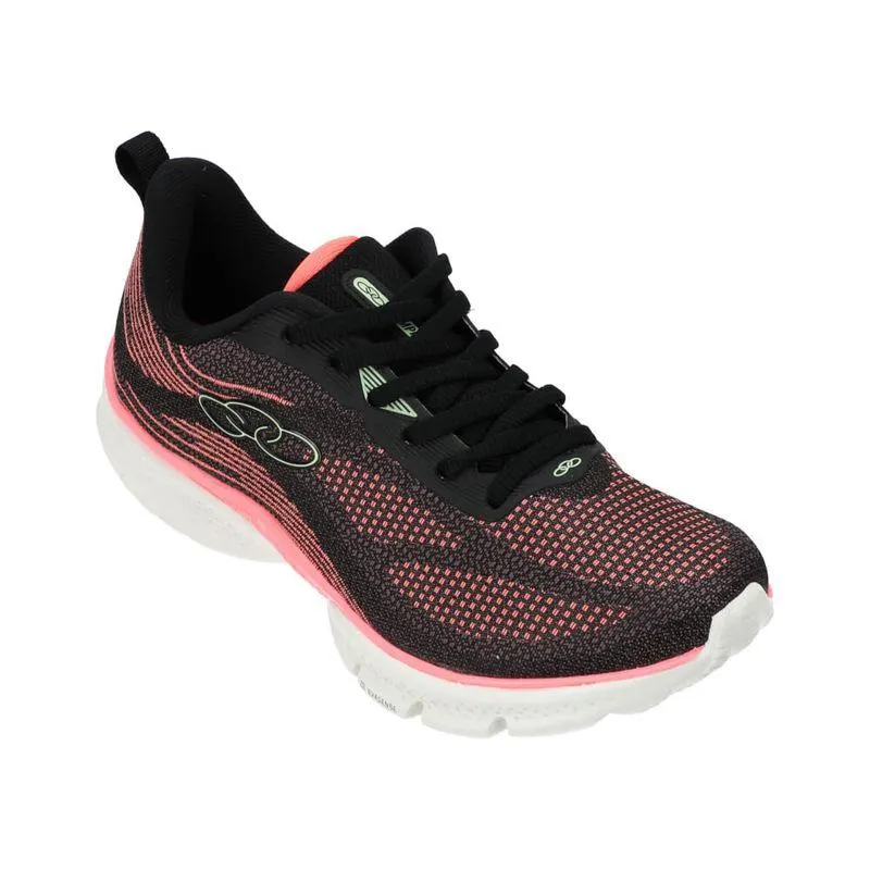 Zapatillas Celeste-141 Negro / Coral