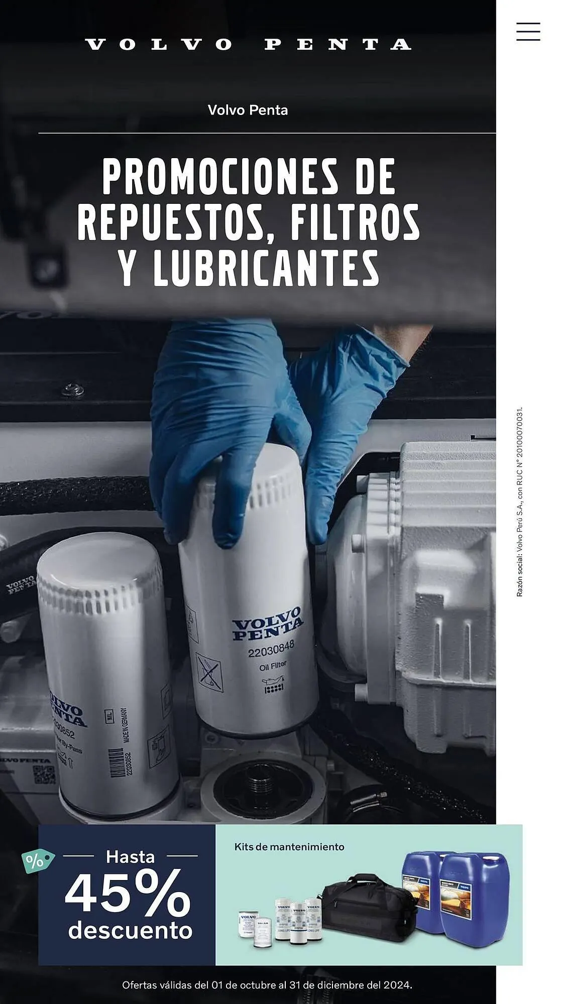 Catalogo de Catálogo Volvo 29 de octubre al 31 de diciembre 2024 - Pag 1