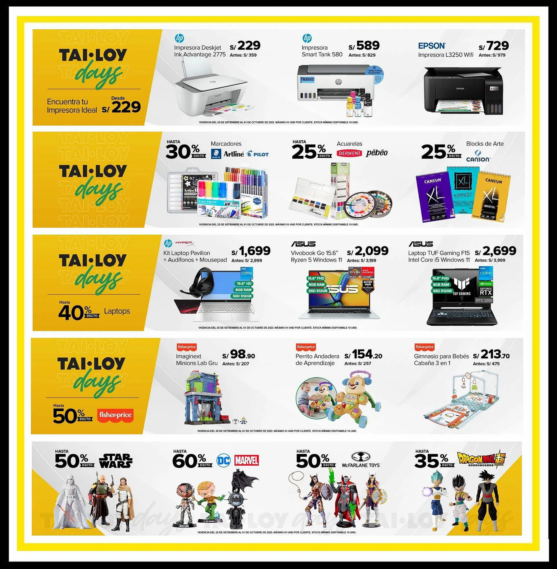 Catalogo de Catálogo Tai Loy 25 de setiembre al 1 de octubre 2023 - Pag 1