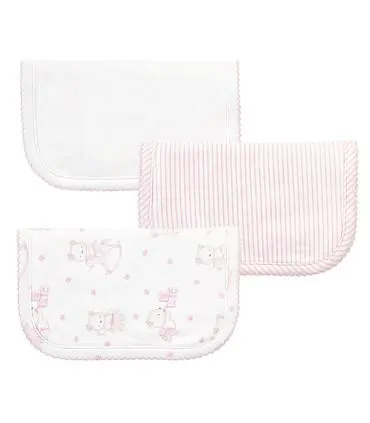 Pack de 3 babitas de 100% Algodón Pima | Colección Funny Pink Bear