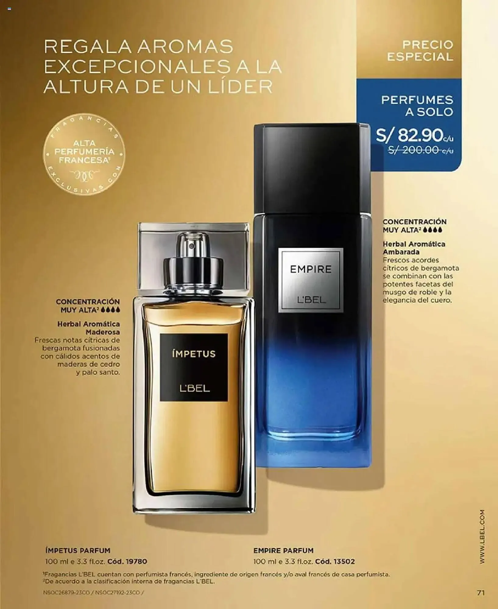 Catalogo de Catálogo L'Bel 22 de abril al 31 de mayo 2025 - Pag 71