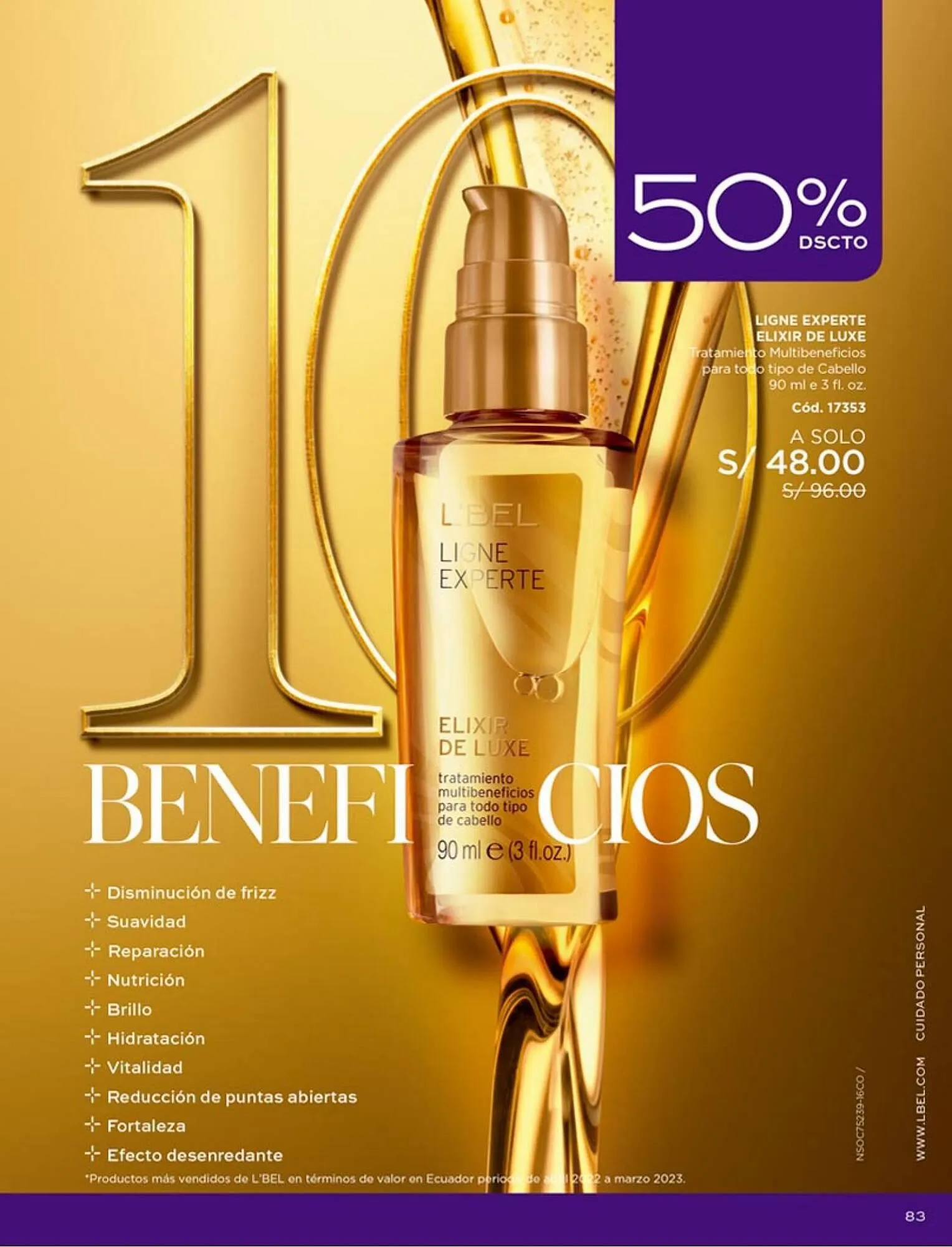 Catalogo de Catálogo L'Bel 1 de agosto al 31 de agosto 2023 - Pag 83