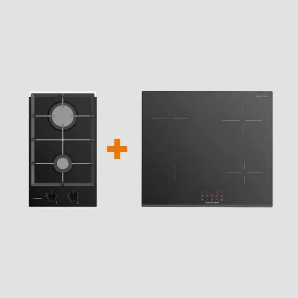 Encimera Inducción Pure Ceran + Encimera Vidrio Templado