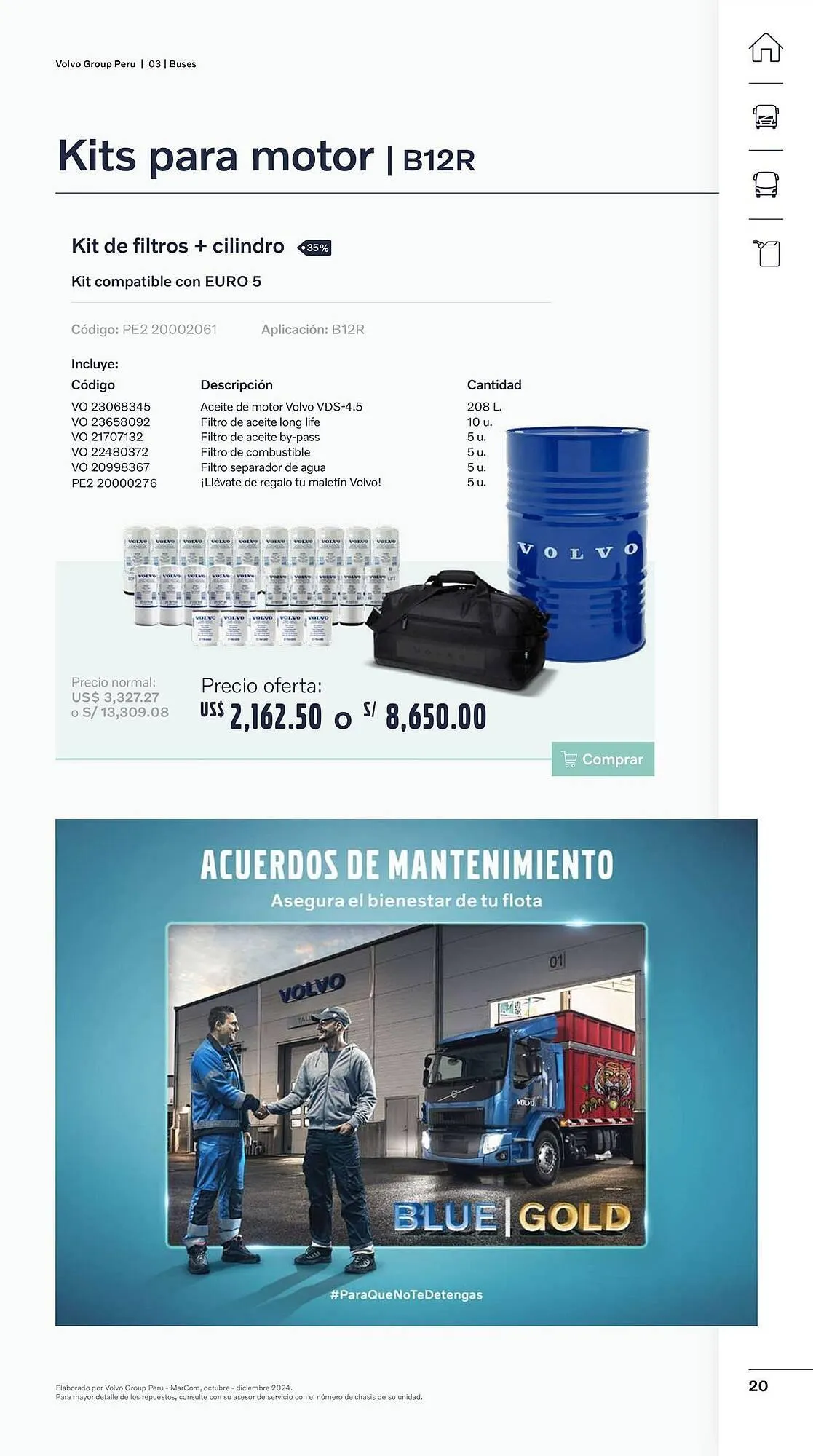 Catalogo de Catálogo Volvo 29 de octubre al 31 de diciembre 2024 - Pag 20