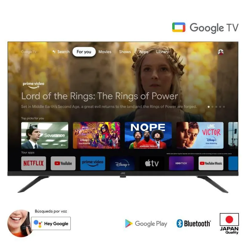Televisor JVC Led 43" UHD Google Tv