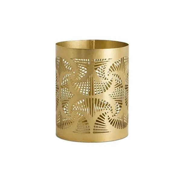 Candelabro para vela de té Art deco - A10xØ8cm