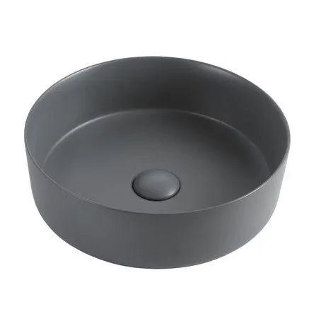 Ovalín Nápoles 36x36x11.4cm Gris Mate Orange