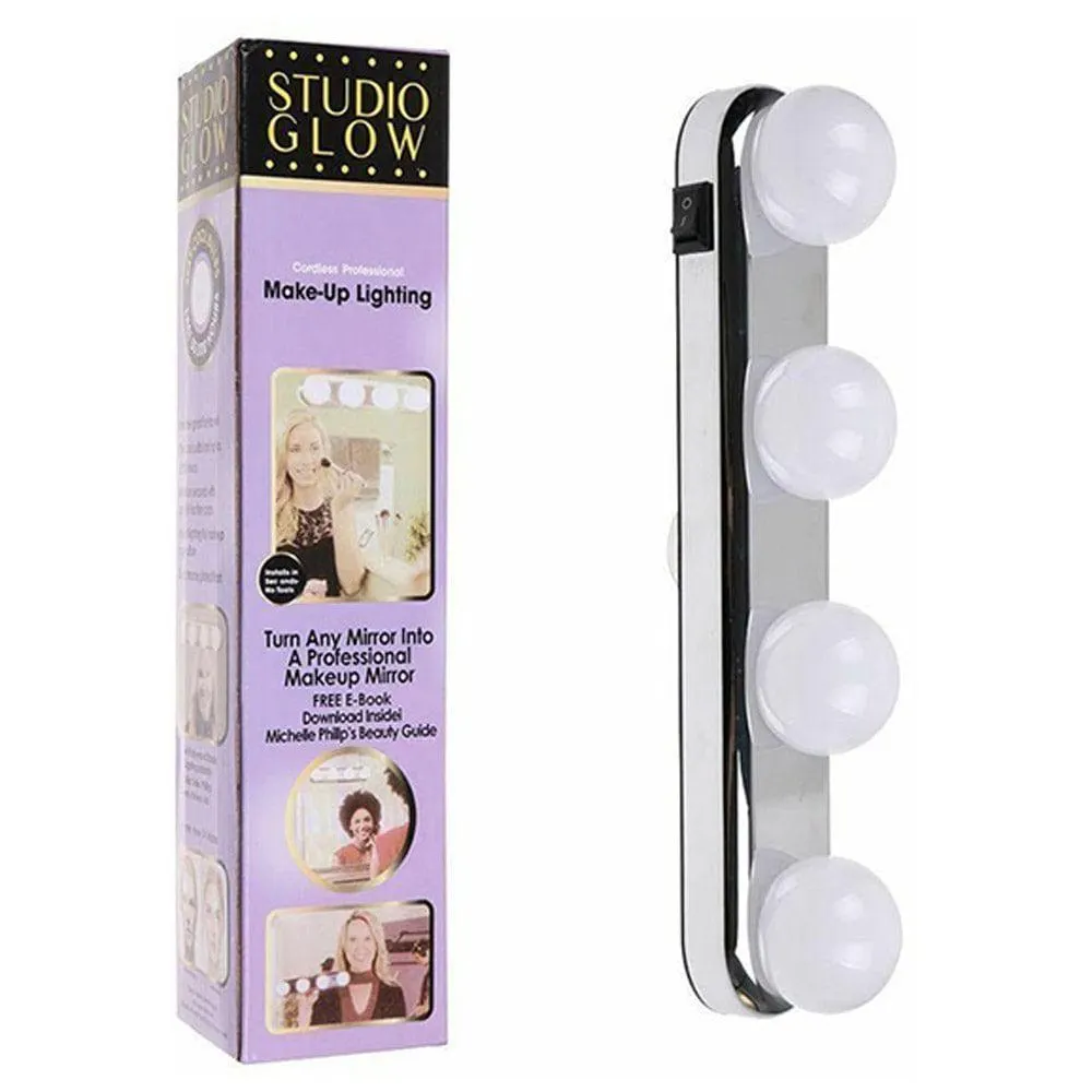 Kit de 4 Bombillos Focos para Maquillaje para Espejo Studio Glow