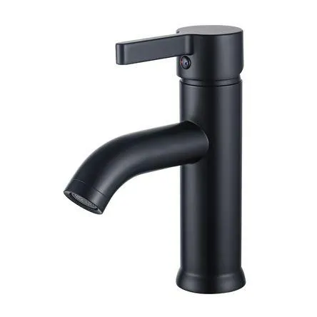 Mezcladora para Lavatorio Monocomando Orange Baja Neo Negro Mate