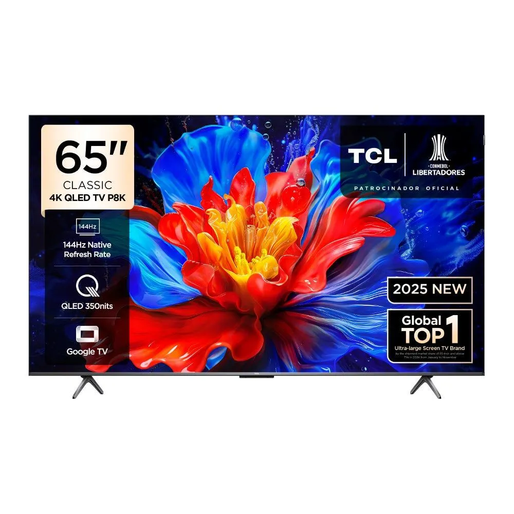 Televisor TCL Smart TV 65" QLED 4K UHD 65P8K