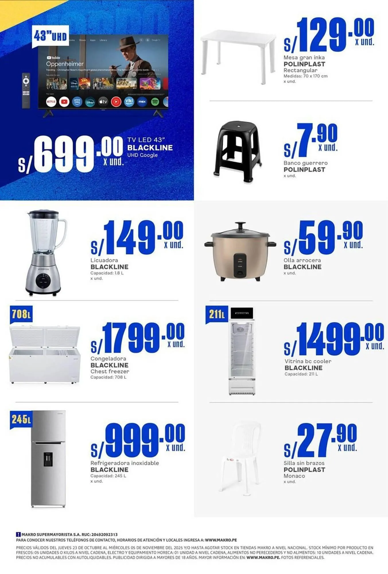 Catalogo de Catálogo Makro 23 de octubre al 6 de noviembre 2025 - Pag 24