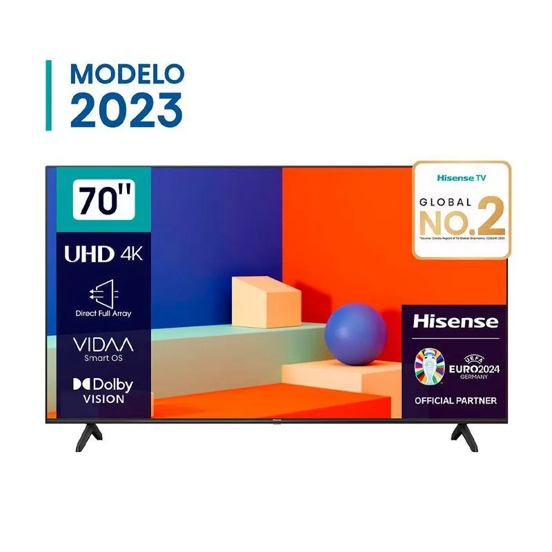 Televisor Hisense Smart TV 70" UHD 4K 70A6K
