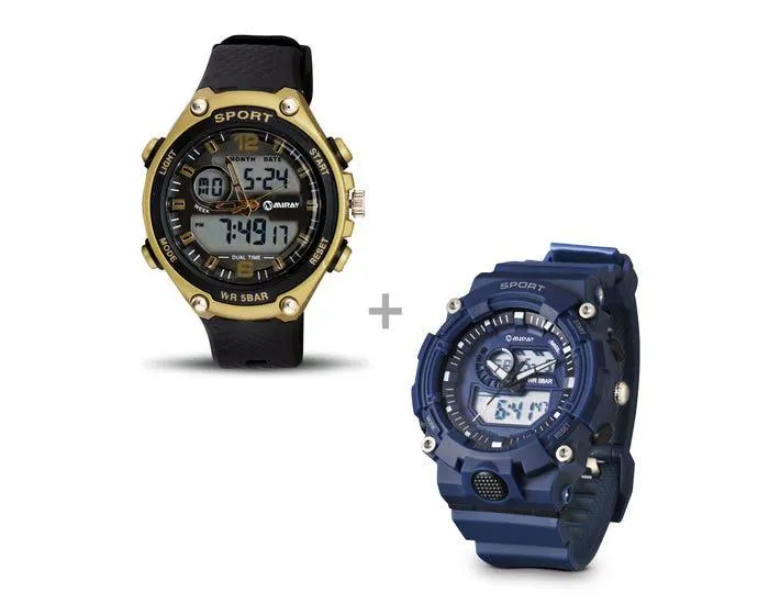 Reloj Pulsera Miray RPMC-101A + Reloj Pulsera Miray RPMC-74D