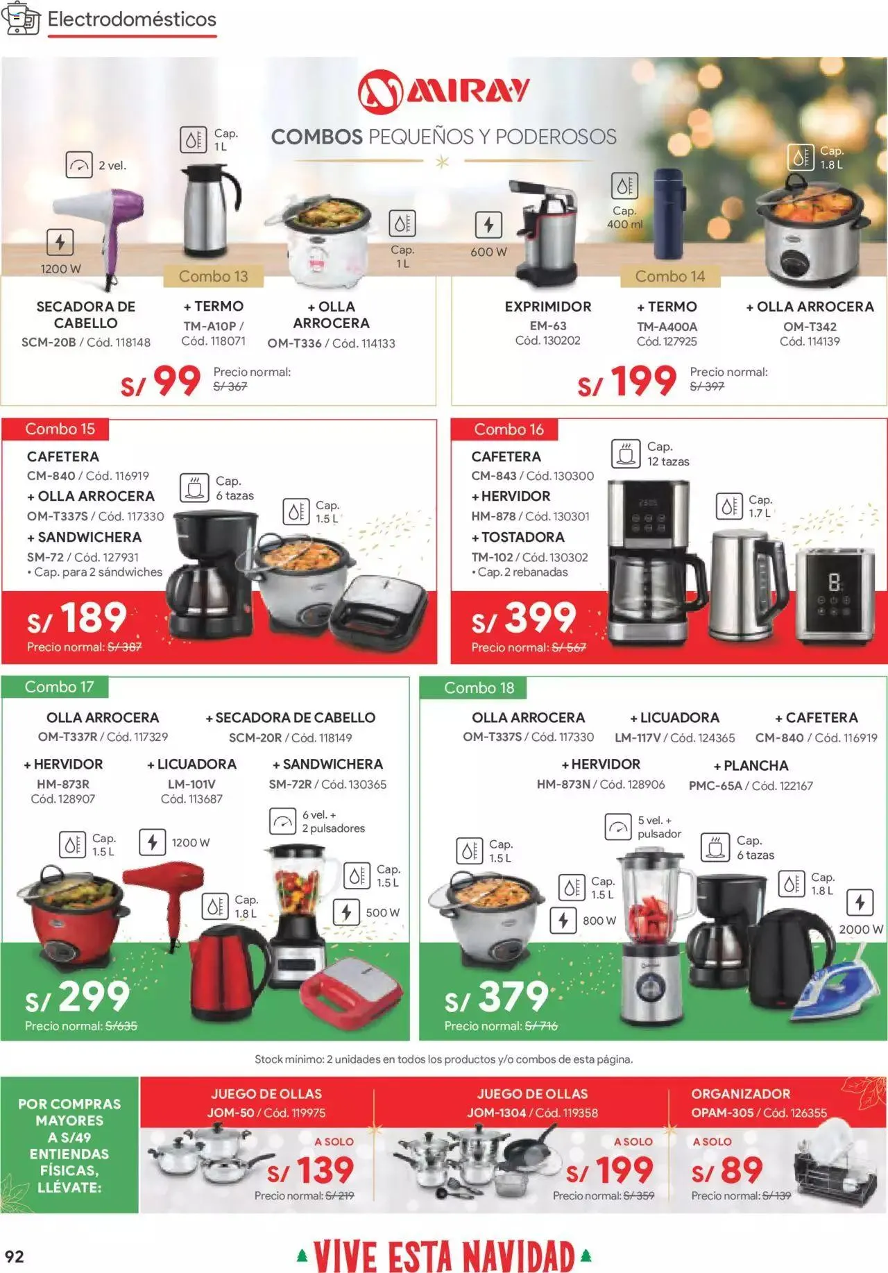 Catalogo de Catálogo Hiraoka 12 de diciembre al 31 de diciembre 2023 - Pag 92