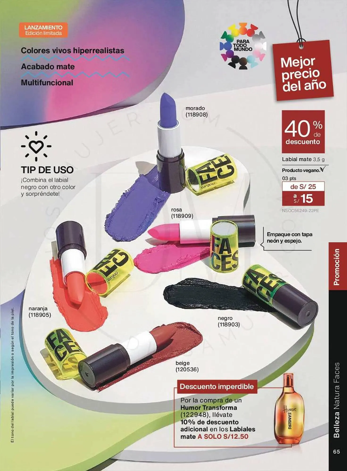 Catalogo de Catálogo Natura 5 de setiembre al 14 de setiembre 2023 - Pag 65