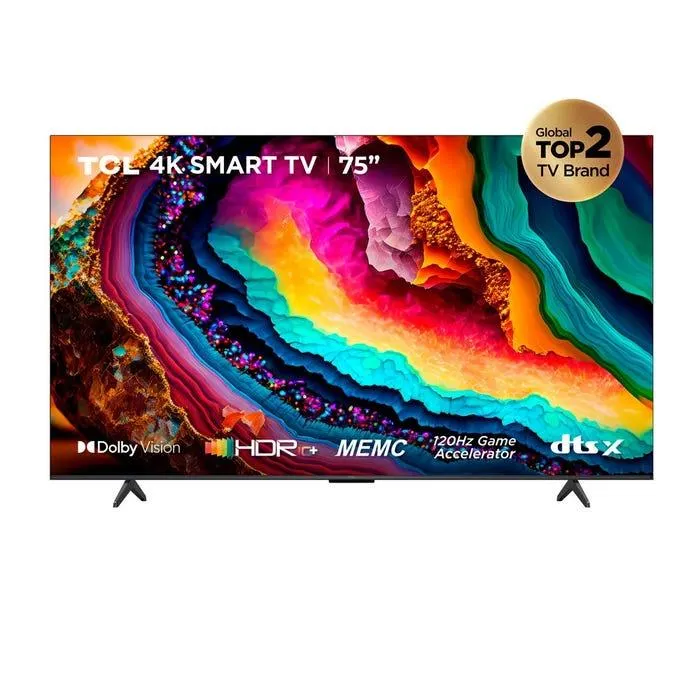 TV TCL 75" LED 4K UHD Smart Google TV 75P755