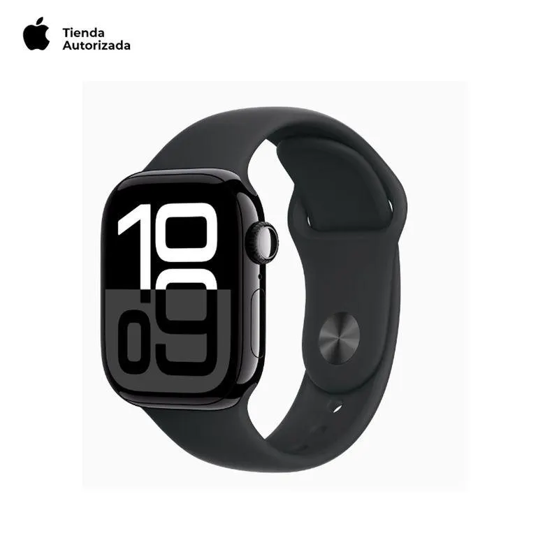 Apple Watch Series 10 46mm Gps Sport Band S/M Black