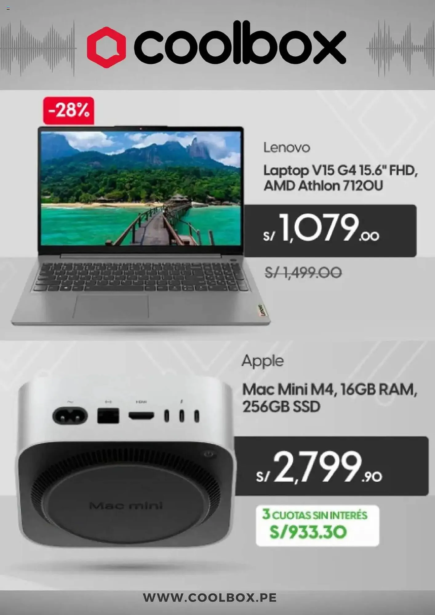 Catalogo de Catálogo Coolbox 30 de junio al 7 de julio 2025 - Pag 1