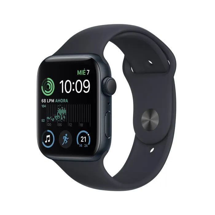 Apple Watch SE 44mm GPS con Correa Deportiva Color Medianoche