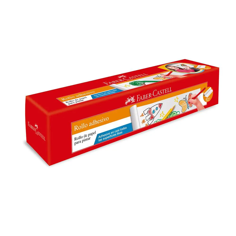 Papel Faber Castell Adhesivo para Pintar 300 mm x12.2 mts