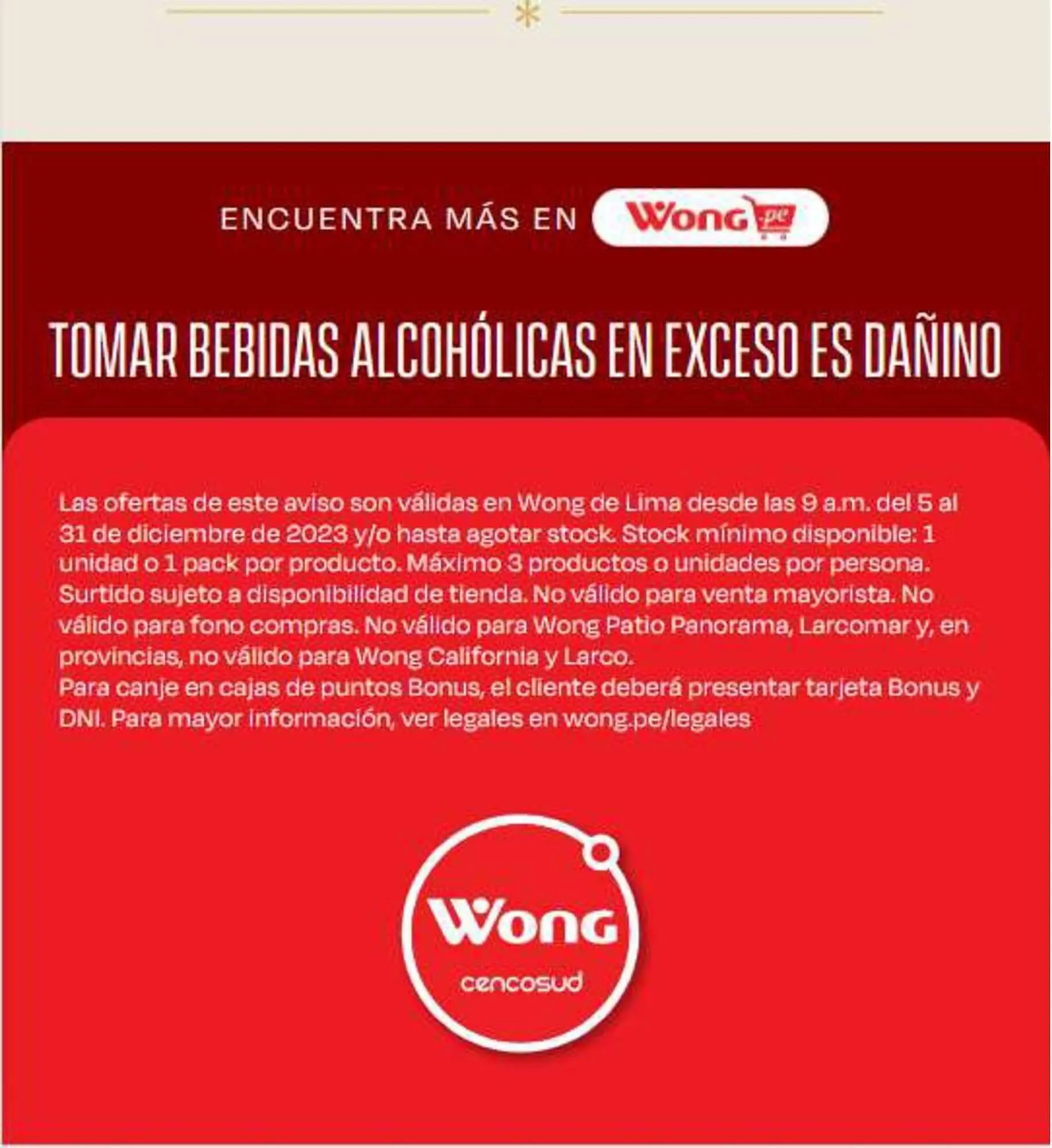 Catalogo de Catálogo Wong 6 de diciembre al 31 de diciembre 2023 - Pag 14