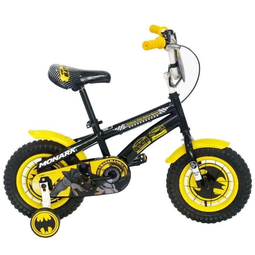 Bicicleta Monark Batman Aro 12 Negro