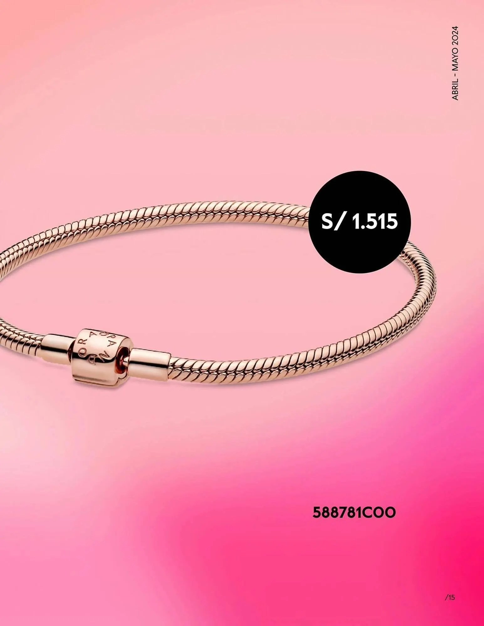 Catalogo de Catálogo Pandora 29 de abril al 31 de mayo 2024 - Pag 15