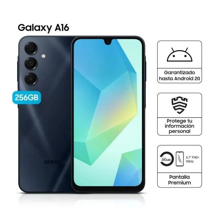 Celular Samsung Galaxy A16 de 8GB+ 256GB SM-A165MZKFLTP