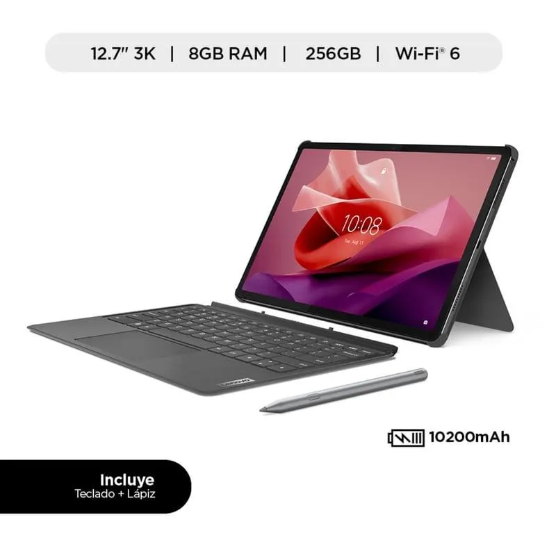 Tablet P12 8GB 256GB Wifi6 Case 12.7" + Teclado + Pen