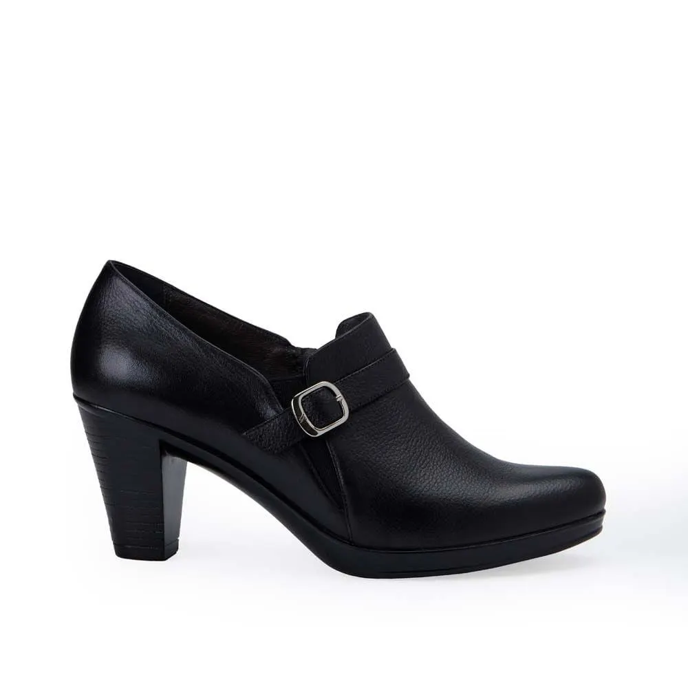 Tobillera Jodhpur Casual DAYA-2515 Negro Viale Cuero
