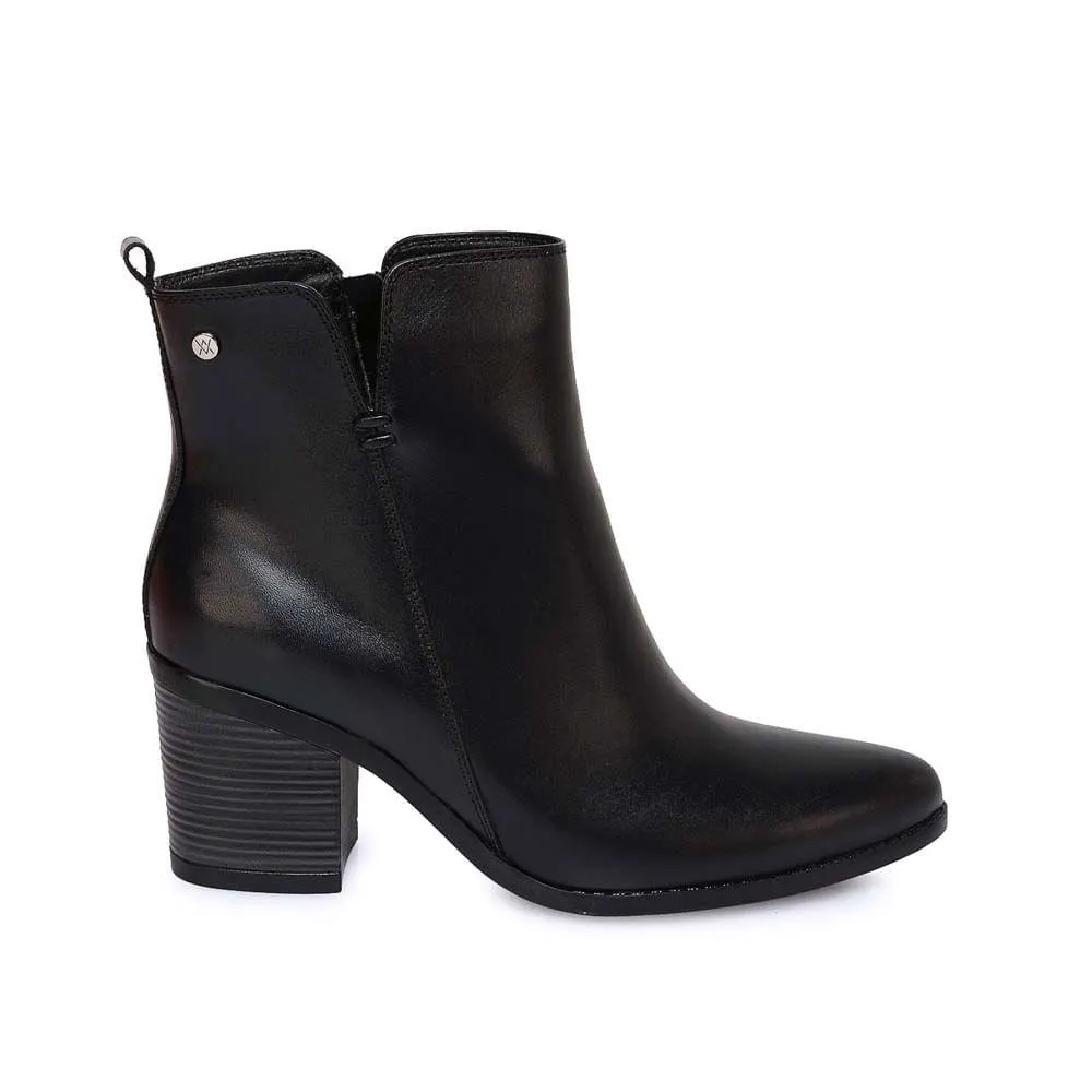 Botín Jodhpur Casual FER-2536 Negro Viale Cuero