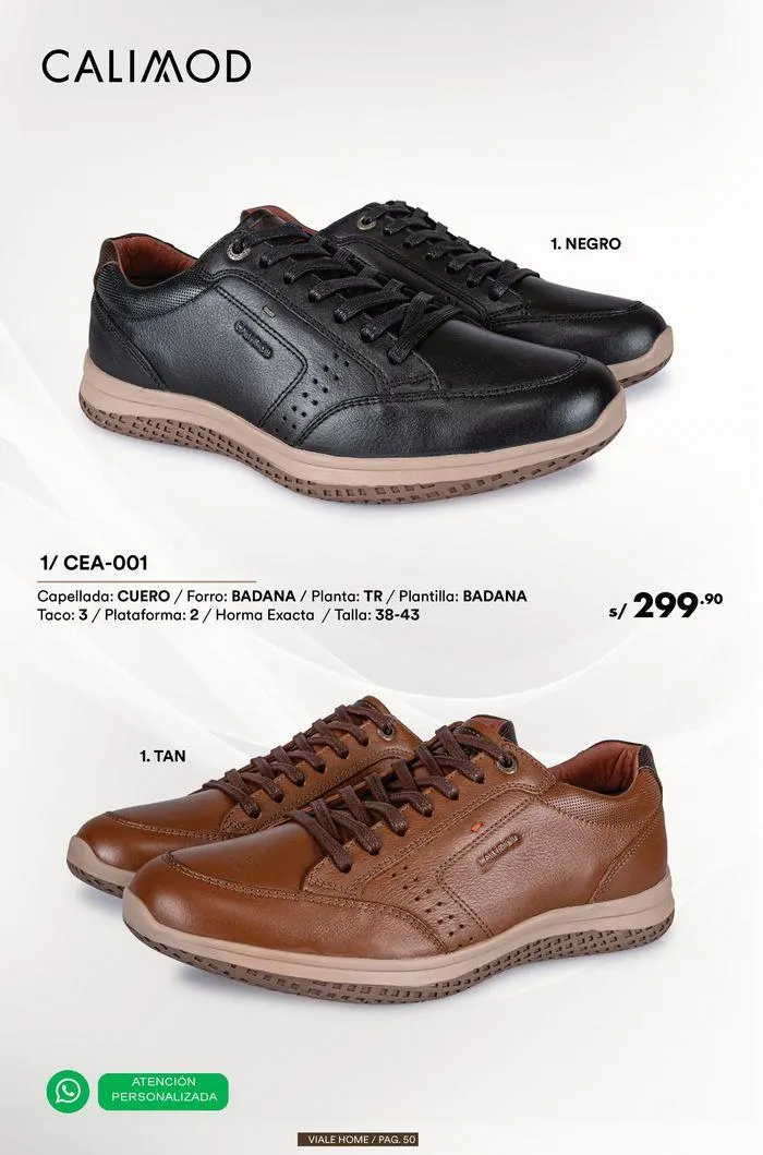 Catalogo de Calzados de Caballeros 11 de julio al 31 de julio 2024 - Pag 50