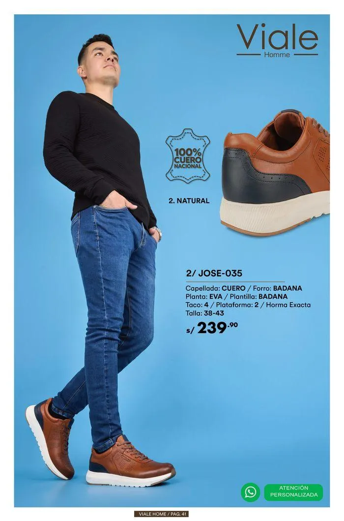 Catalogo de Calzados de Caballeros 11 de julio al 31 de julio 2024 - Pag 41