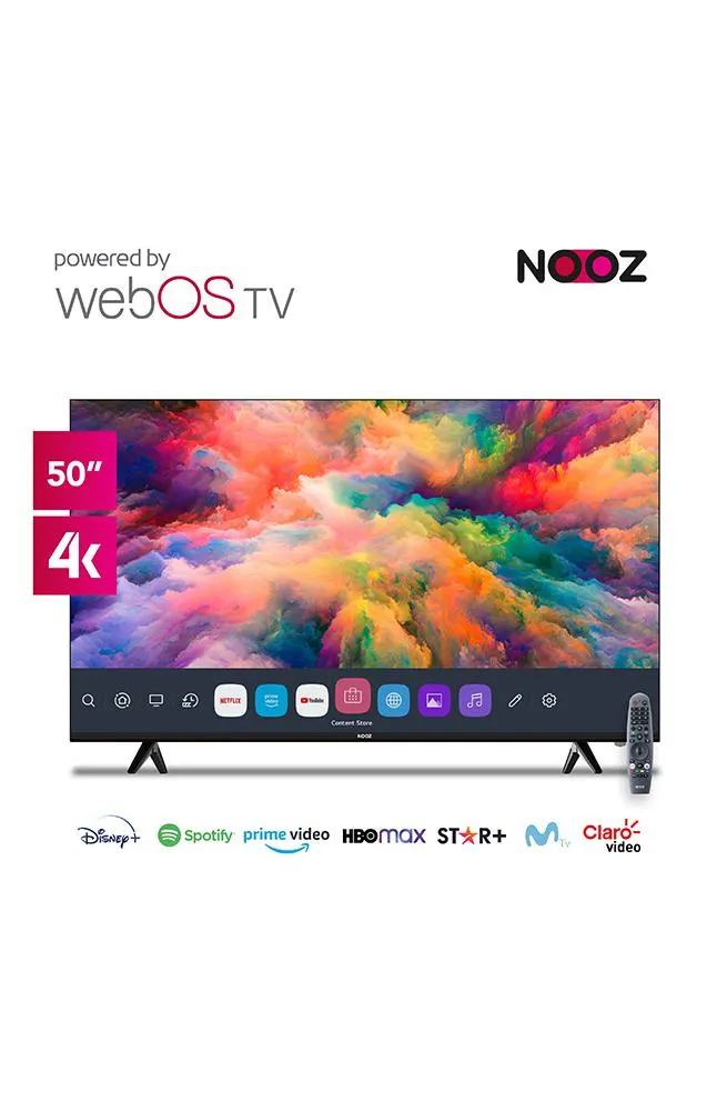 TV NOOZ 50" 4K UHD Smart WebOS N5021UK6XWIP