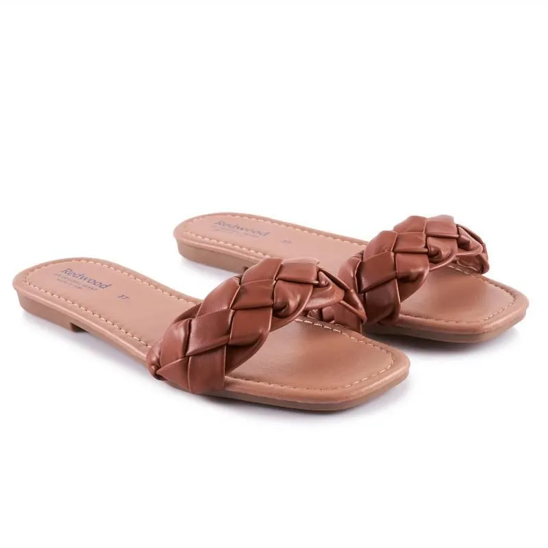 Sandalia Casual Trenza Mujer Redwood