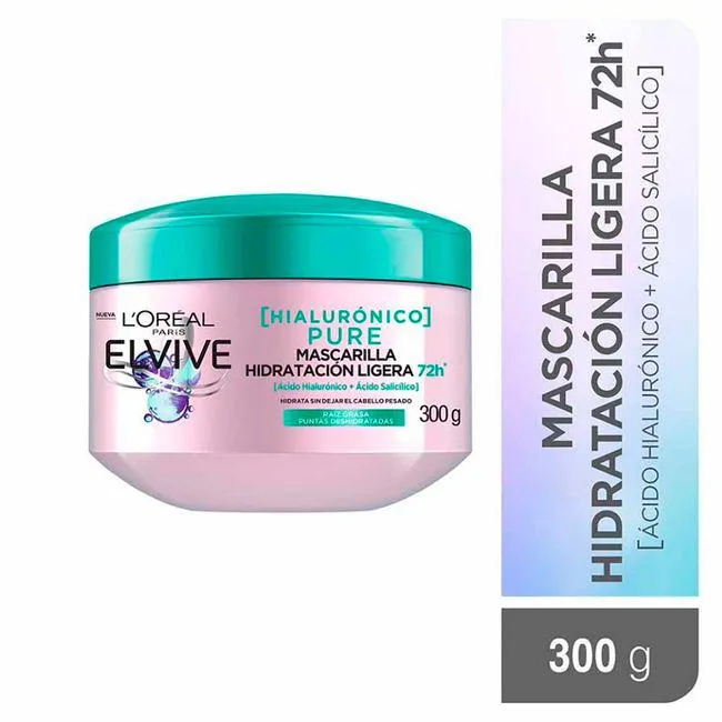 Crema Tratamiento Hialurónico ELVIVE Puré Frasco 300ml