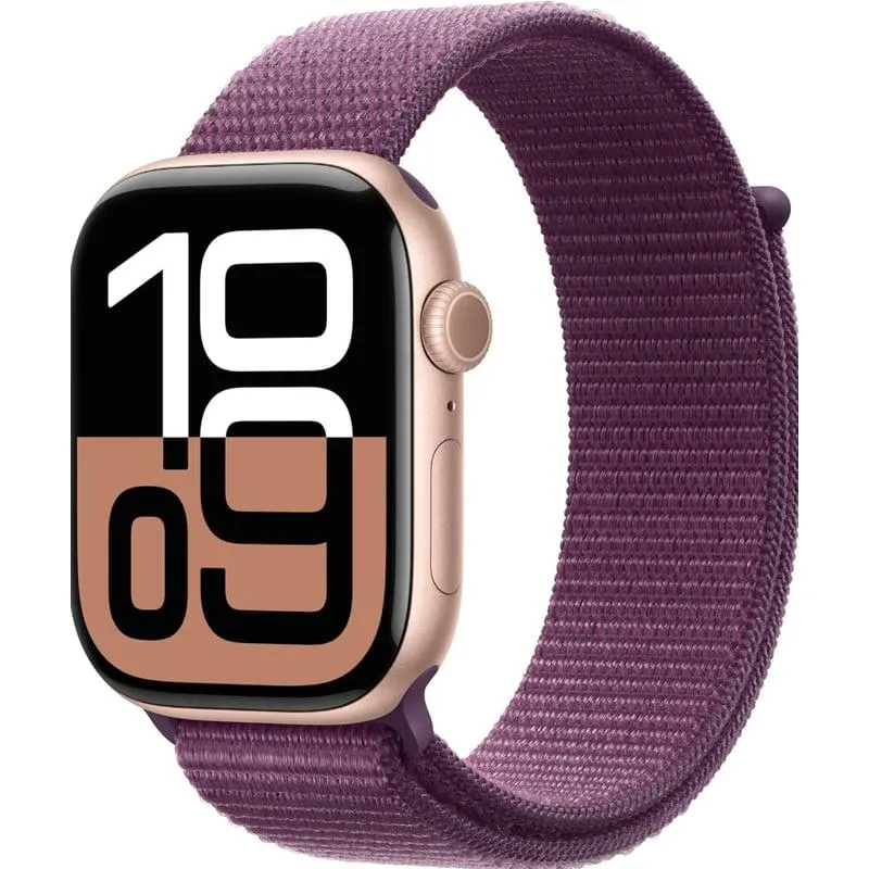 Apple Watch Series 10 GPS 46mm Rose Gold Correa Loop Ciruela A2999