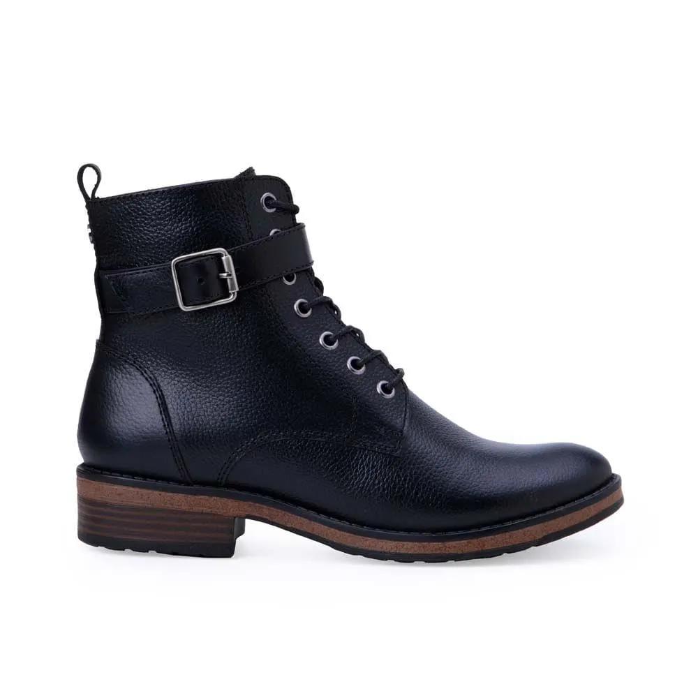 Botín Derby Casual RUSSO-2504 Negro Viale Cuero