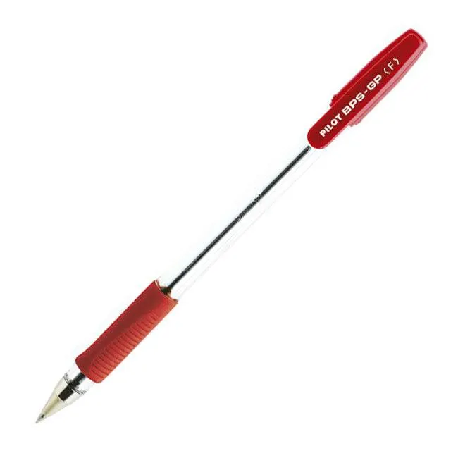 Bolígrafo Pilot Tinta Seca (Bps-Gp) Grip 0.7 mm Blister Rojo