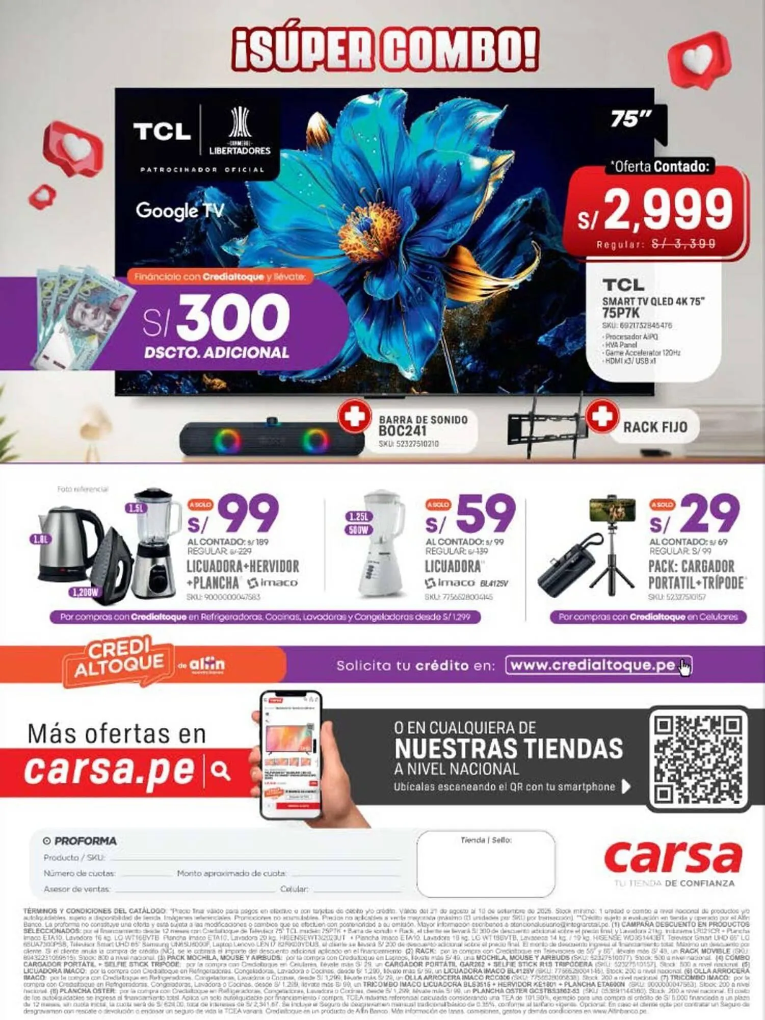 Catalogo de Catálogo Carsa 26 de agosto al 10 de setiembre 2025 - Pag 3