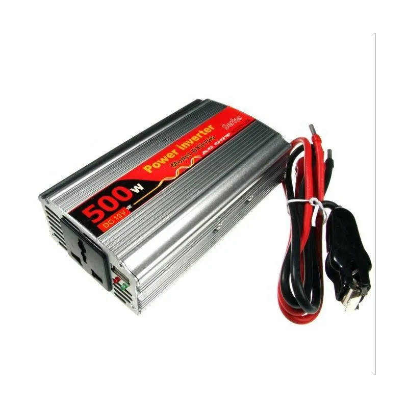Inversor de Corriente para Auto de 12v A 220v Usb 500w Power