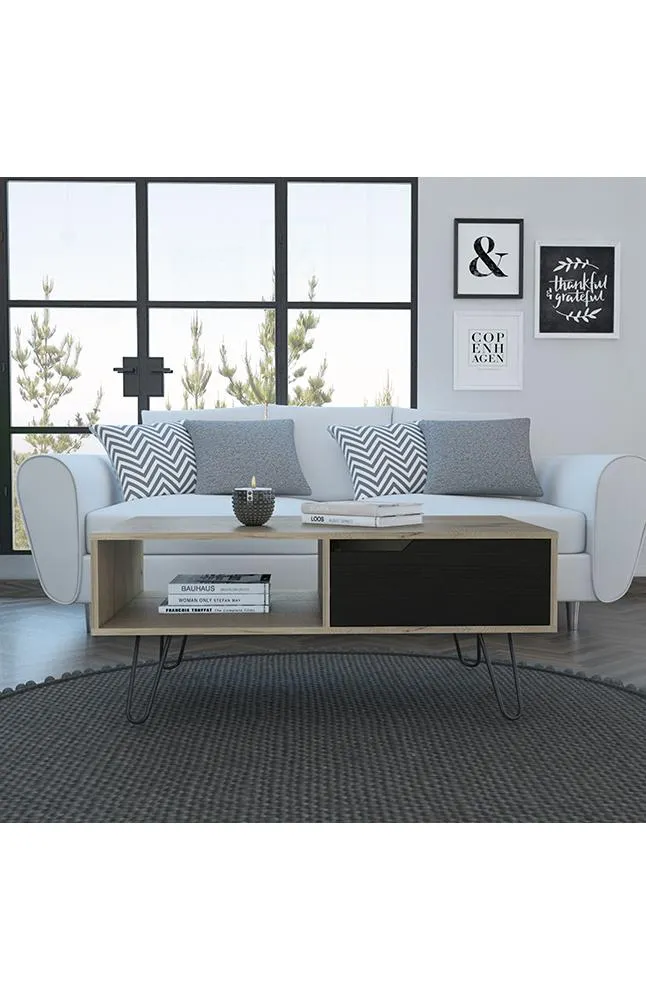 Mesa de centro TuHome Audra Duna y Wengue