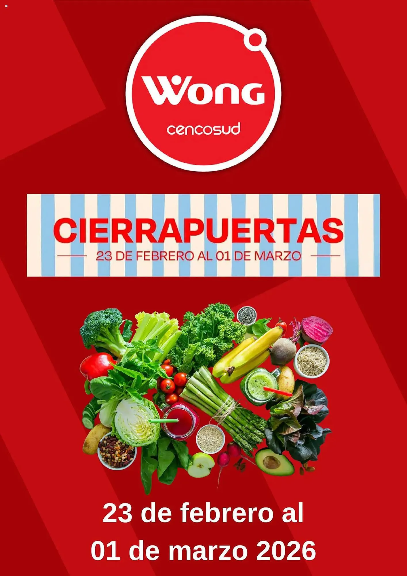 Catalogo de Catálogo Wong 23 de febrero al 1 de marzo 2026 - Pag 1