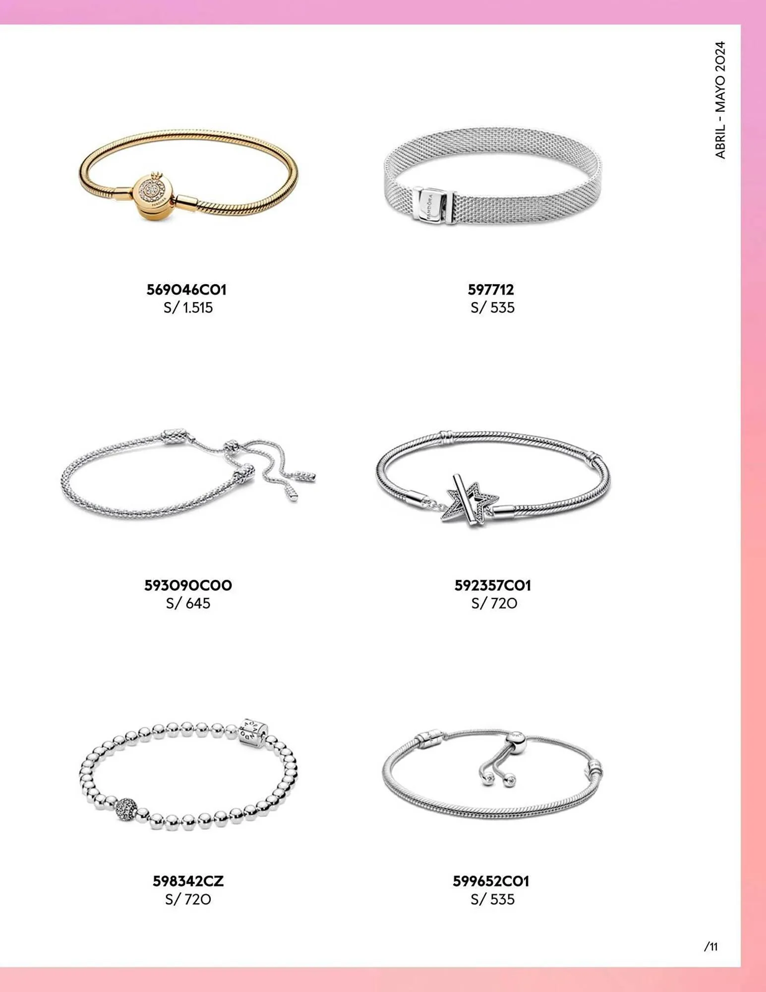 Catalogo de Catálogo Pandora 29 de abril al 31 de mayo 2024 - Pag 11