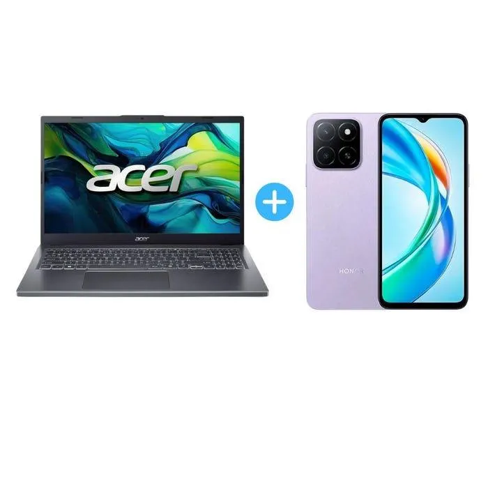 Combo Laptop Acer Aspire 15 A15-51M-92MV Core i9 512GB 16GB + Celular Honor X5B