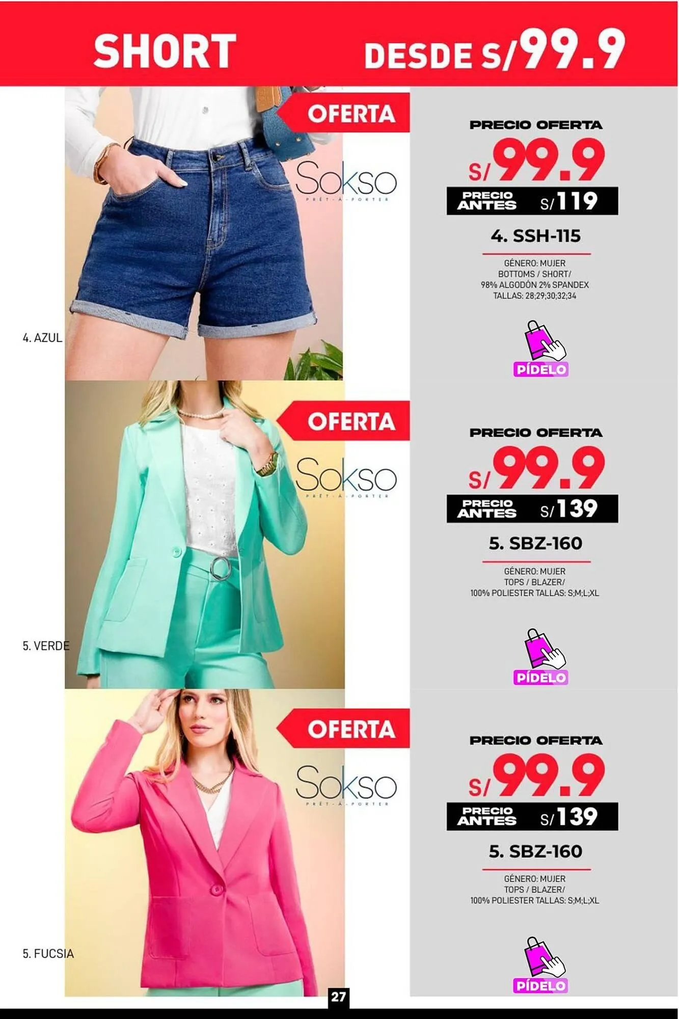 Catalogo de Catálogo Sokso 27 de marzo al 13 de abril 2025 - Pag 27