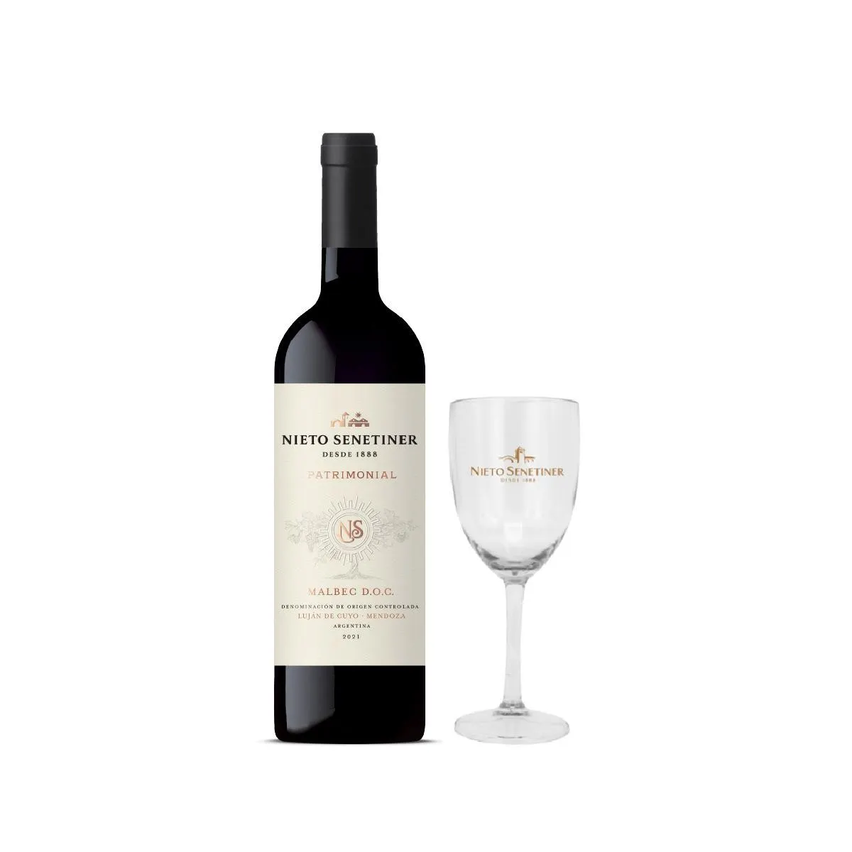 NIETO SENETINER MALBEC D.O.C 750ML COPA