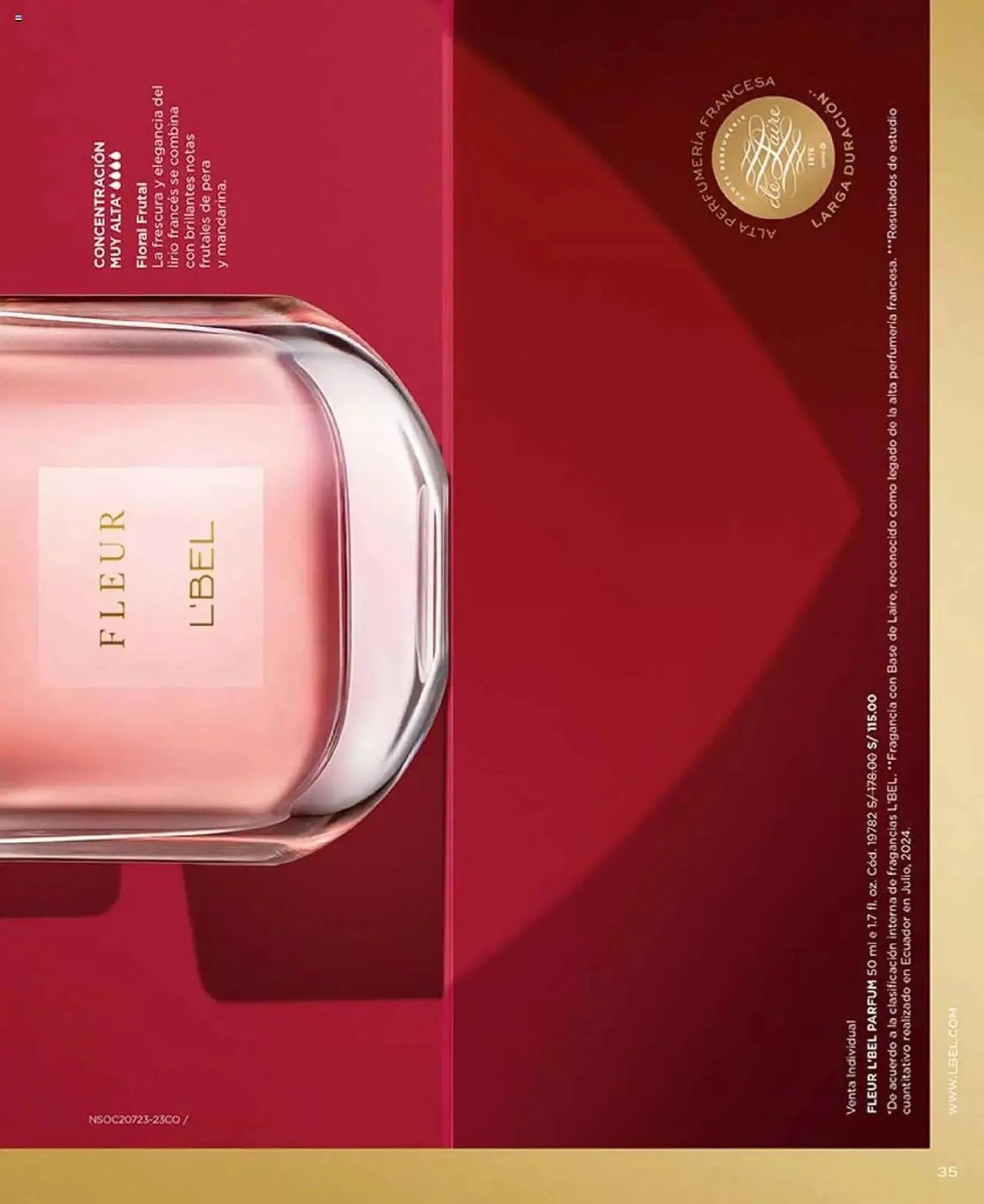 Catalogo de Catálogo L'Bel 3 de febrero al 19 de febrero 2025 - Pag 35