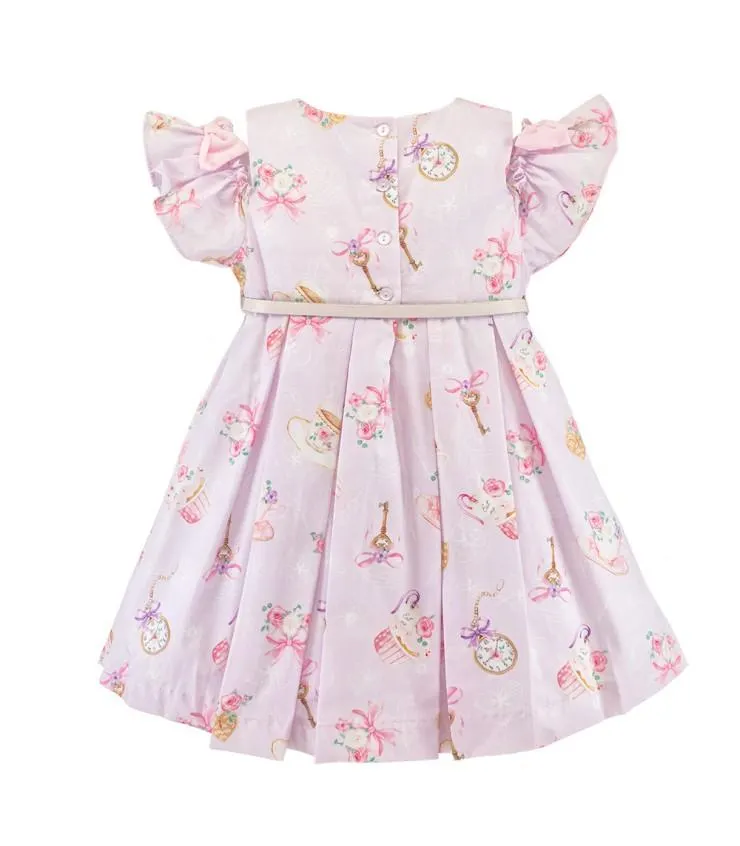 Vestido con Estampado Tableado | Colección Wonderland